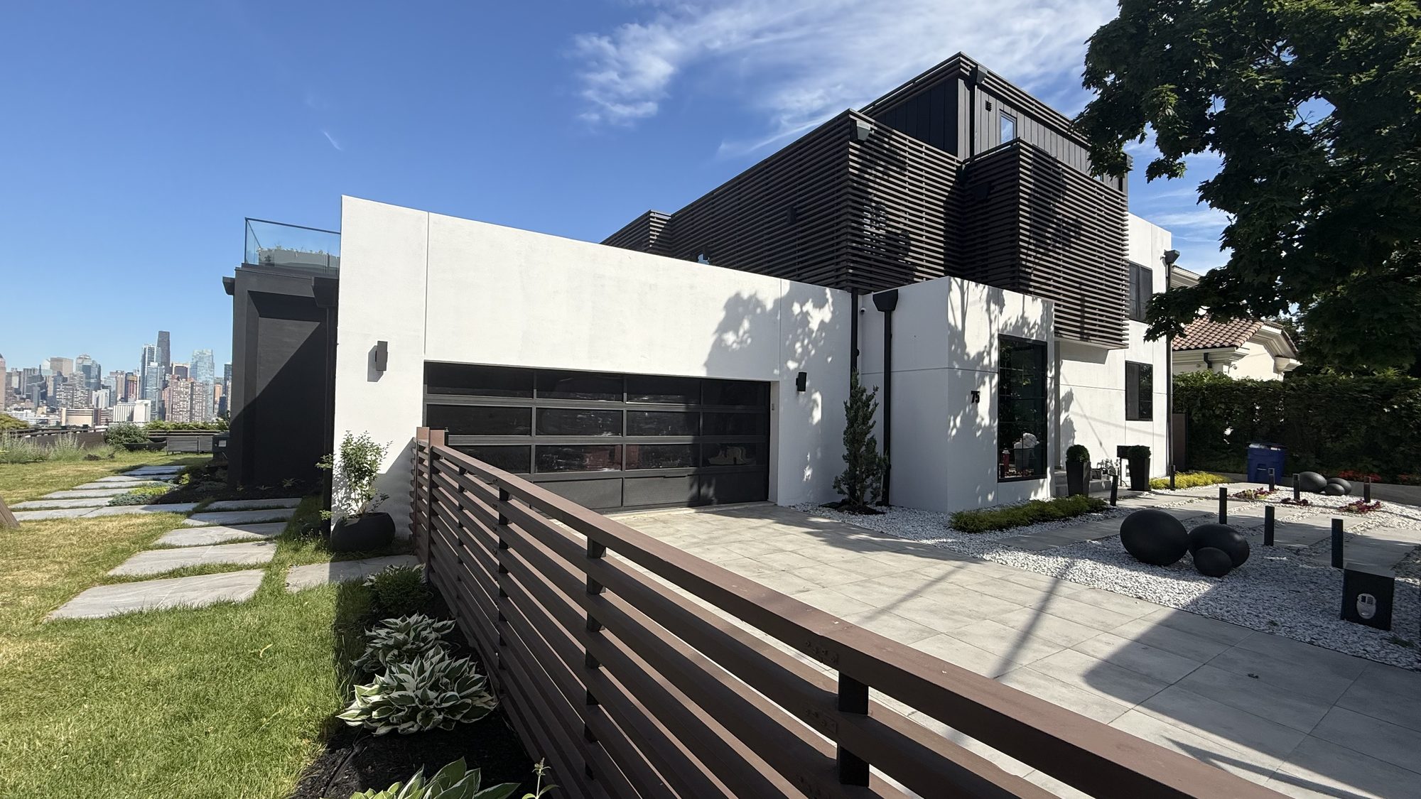 Exterior of the renovated 75 Kingswood residence